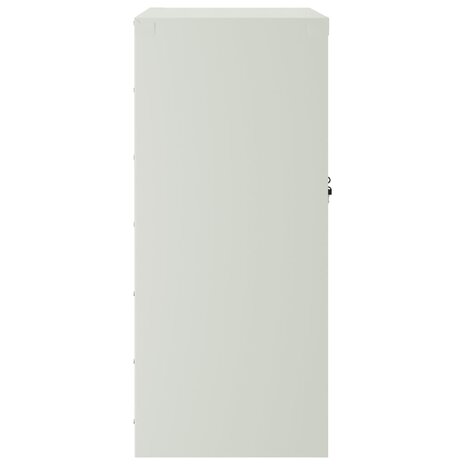 Archiefkast 79x40x90 cm staal lichtgrijs 8720845889555 5