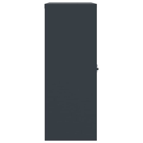 Archiefkast 90x40x105 cm staal antracietkleurig 8720845889616 5