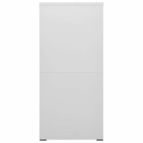 Archiefkast 46x62x133 cm staal lichtgrijs 8720286565919 3