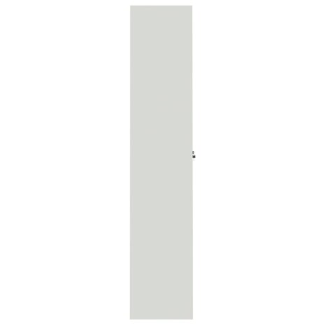 Archiefkast 105x40x180 cm staal lichtgrijs 8720845889913 5