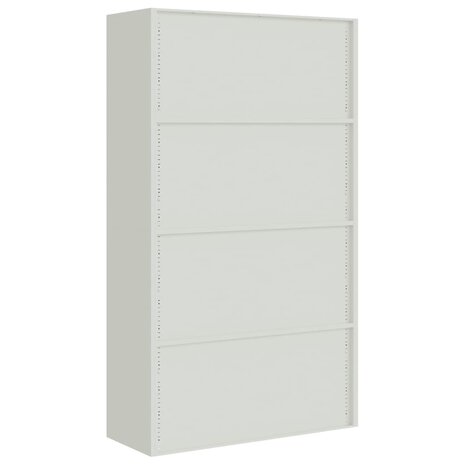 Archiefkast 105x40x180 cm staal lichtgrijs 8720845889913 6