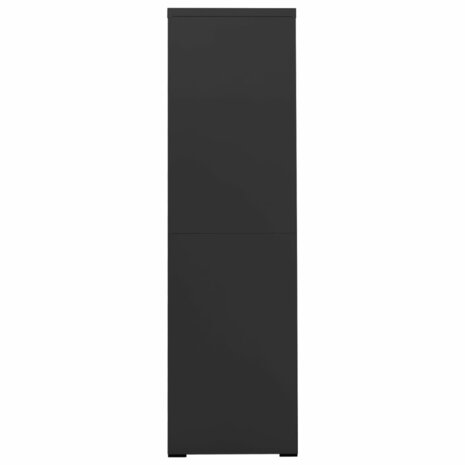 Archiefkast 90x46x164 cm staal antracietkleurig 8720286566138 3