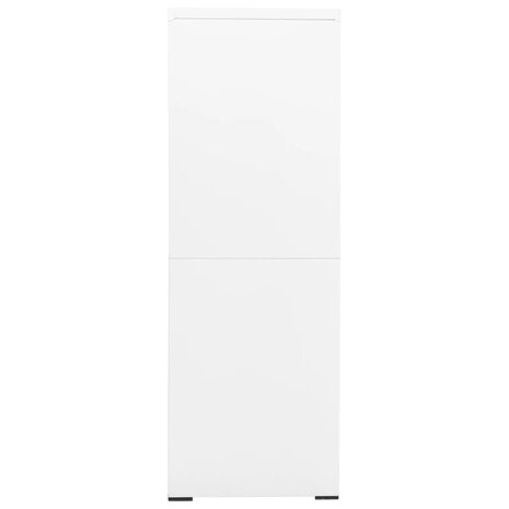 Archiefkast 90x46x134 cm staal wit 8720286566060 3