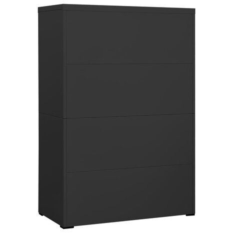 Archiefkast 90x46x134 cm staal antracietkleurig 8720286566091 4