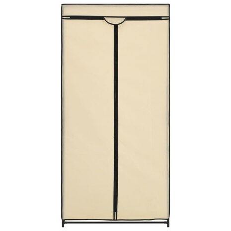 Kledingkasten 2 st 75x50x160 cm crème 8719883564876 5