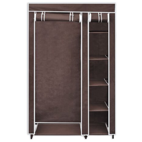 Kledingkast stof bruin 8718475829867 3