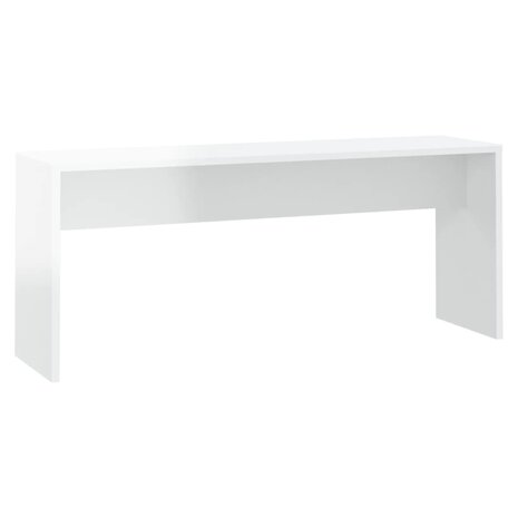 3-delige Eethoek spaanplaat hoogglans wit 8720286834336 8