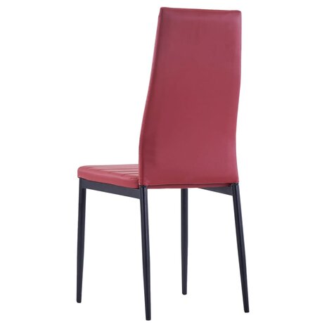 7-delige Eethoek wijnrood 8719883599014 10