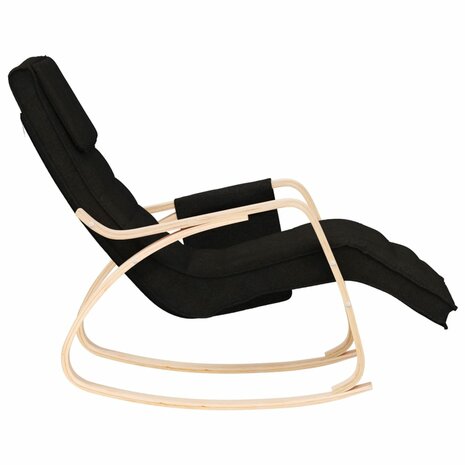 Schommelstoel stof zwart 8720845742874 4