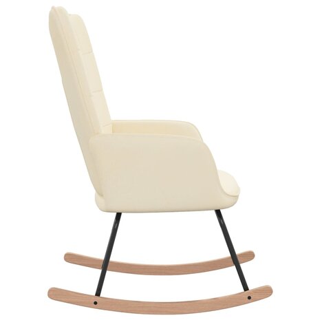 Schommelstoel stof crèmekleurig 8720286423806 3