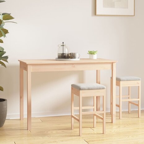 Eettafel 110x55x75 cm massief grenenhout 8720287188520 1