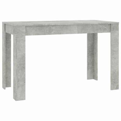 Eettafel 120x60x76 cm bewerkt hout betongrijs 8719883730905 2
