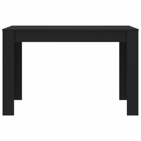 Eettafel 120x60x76 cm bewerkt hout zwart 8719883730875 4