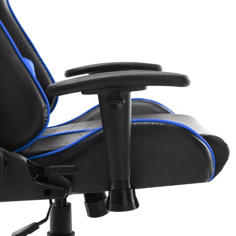 Gamestoel kunstleer zwart en blauw 8720286193464 7