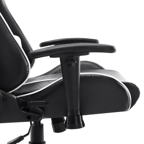 Gamestoel kunstleer zwart en wit 8720286193518 7