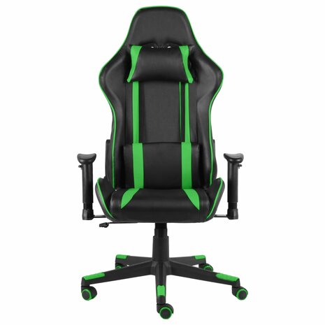 Gamestoel draaibaar PVC groen 8720286193242 2
