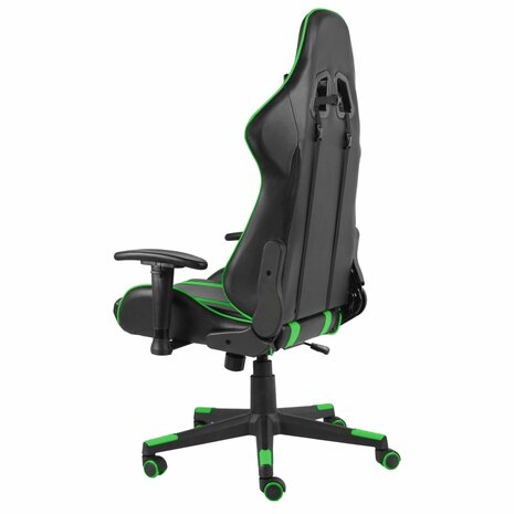 Gamestoel draaibaar PVC groen 8720286193242 4