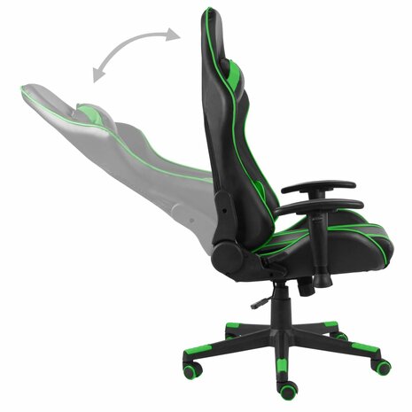 Gamestoel draaibaar PVC groen 8720286193242 5