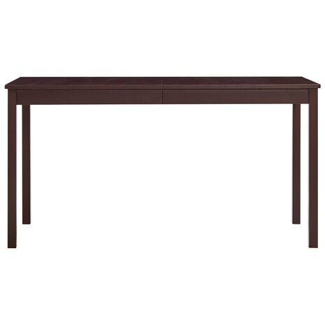 Eettafel 140x70x73 cm grenenhout donkerbruin 8719883678214 2