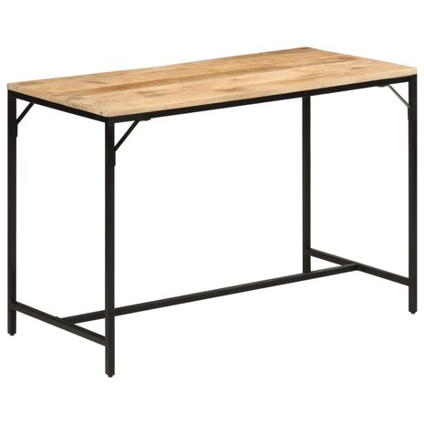 Eettafel 110x55x75 cm massief ruw mangohout en ijzer 8721012160842 1