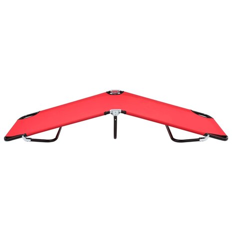 Ligbed inklapbaar staal rood 8719883741857 3