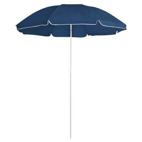 Parasol met stalen paal 180 cm blauw 8720286205006 1
