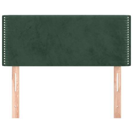 Hoofdbord 80x5x78/88 cm fluweel donkergroen 8720287147251 3