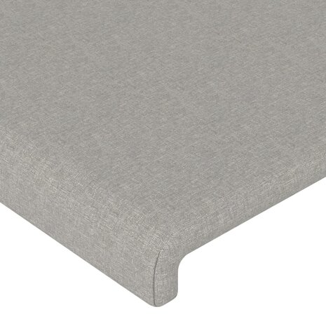 Hoofdbord 80x5x78/88 cm stof lichtgrijs 8720287145684 4