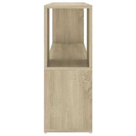Boekenkast 100x24x63 cm spaanplaat sonoma eikenkleurig 8720286651292 4