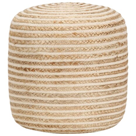 Poef handgemaakt 40x45 cm jute 8718475735182 1