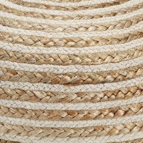 Poef handgemaakt 40x45 cm jute 8718475735182 3