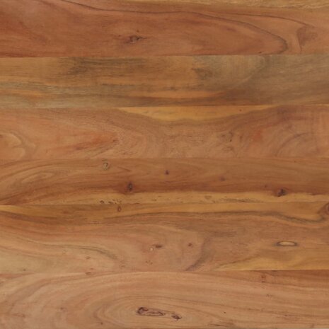 Eettafel 120x60x76 cm massief acaciahout en staal 8718475601975 8