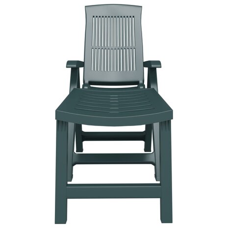 Ligstoel kunststof groen 8720845897758 3