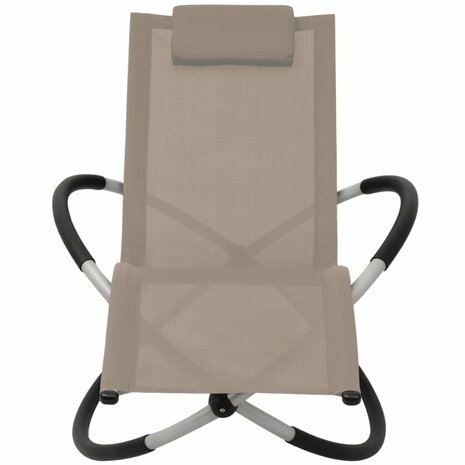 Tuinligbed geometrisch staal taupe 8719883753829 2