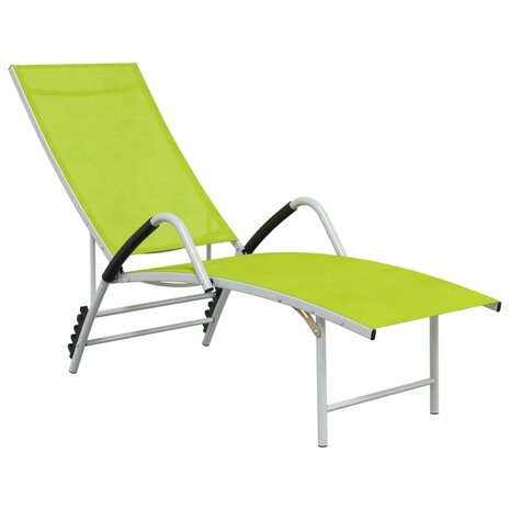 Ligbed textileen en aluminium groen 8720286086773 2