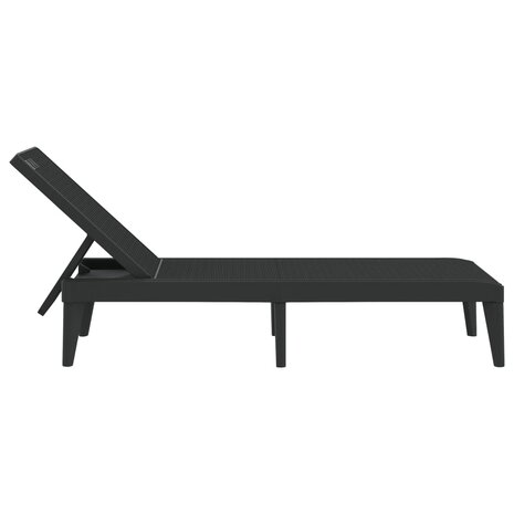 Ligbed 186x60x29 cm polypropeen antracietkleurig 8720845889234 5