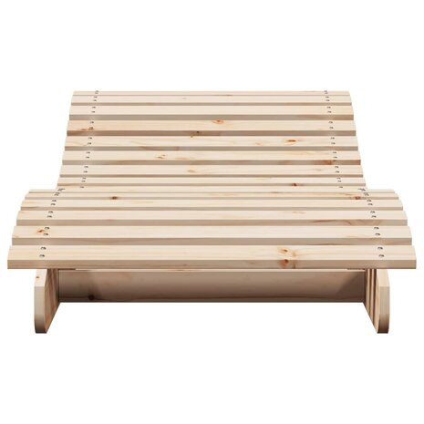 Ligbed 205x70x31,5 cm massief grenenhout 8721012457089 4