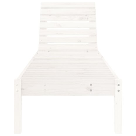 Ligstoel 199,5x60x74 cm massief grenenhout wit 8720845808372 3