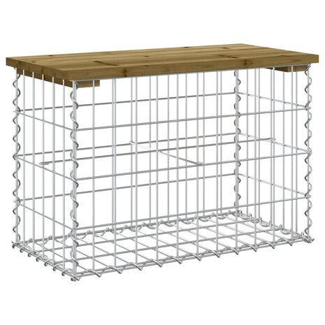 Tuinbank schanskorfontwerp 63x31,5x42 cm geïmpregneerd hout 8720845446116 2