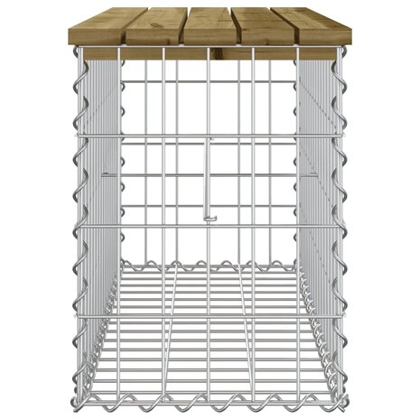 Tuinbank schanskorfontwerp 83x31,5x42 cm geïmpregneerd hout 8720845446147 4