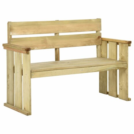Tuinbank 121 cm geïmpregneerd grenenhout 8720286817339 1