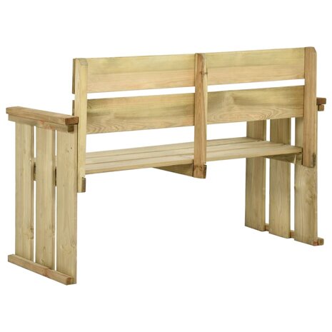 Tuinbank 121 cm geïmpregneerd grenenhout 8720286817339 4