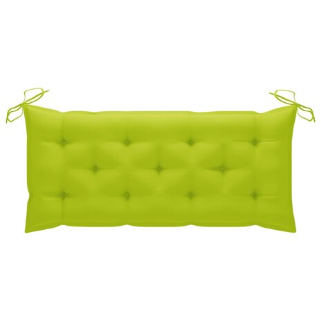 Tuinbank inklapbaar met kussen 118 cm bamboe 8720286277997 7
