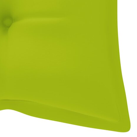 Tuinbank inklapbaar met kussen 118 cm bamboe 8720286277997 8