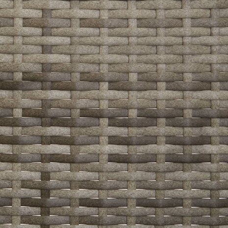 Tuinbank 2-zits met kussens poly rattan grijs 8720845654078 8