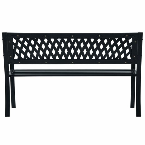 Tuinbank 125 cm staal zwart 8719883745985 4