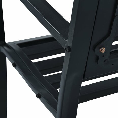 Tuinbank 125 cm staal zwart 8719883745985 7