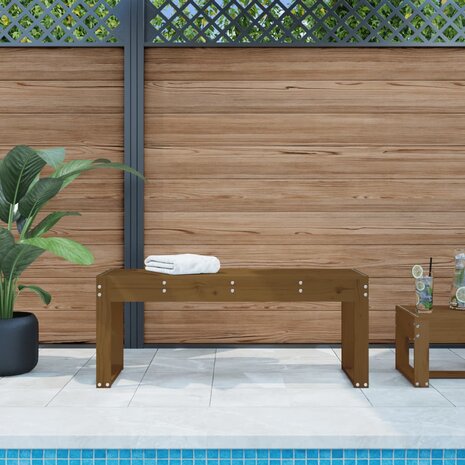 Tuinbank 110x38x45 cm massief grenenhout honingbruin 8720845808624 1