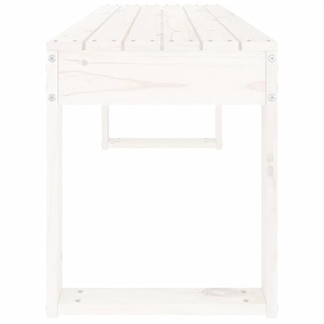 Tuinbank 110x38x45 cm massief grenenhout wit 8720845808600 4