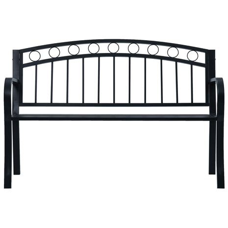 Tuinbank 125 cm staal zwart 8719883746005 2